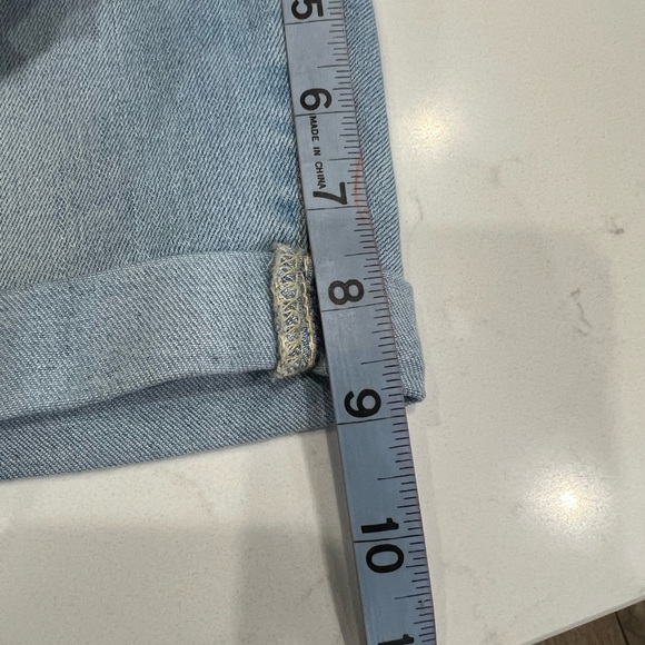 Old Navy Embroidered Light Blue Jean Shorts - Picture 9 of 14